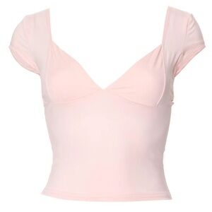 Y2K Sweetheart Pink Crop Top